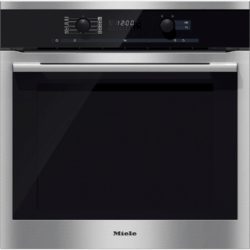 Miele ContourLine H6160B 60cm Built-In Single Electric Oven in Clean Steel